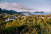 Le isole Lofoten Norvegia. Panorami di Kabelvag (Austvagoya). 